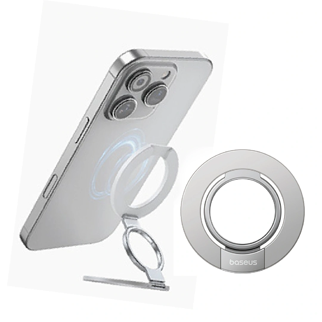 Baseus MagPro 3 Magnetic Dual-Ring Phone Stand Starlight Off-White – Z0004803