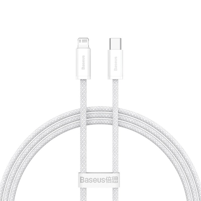 Baseus Dynamic Series 1M Fast Charging Data Cable Type-C to Lightning 20W White