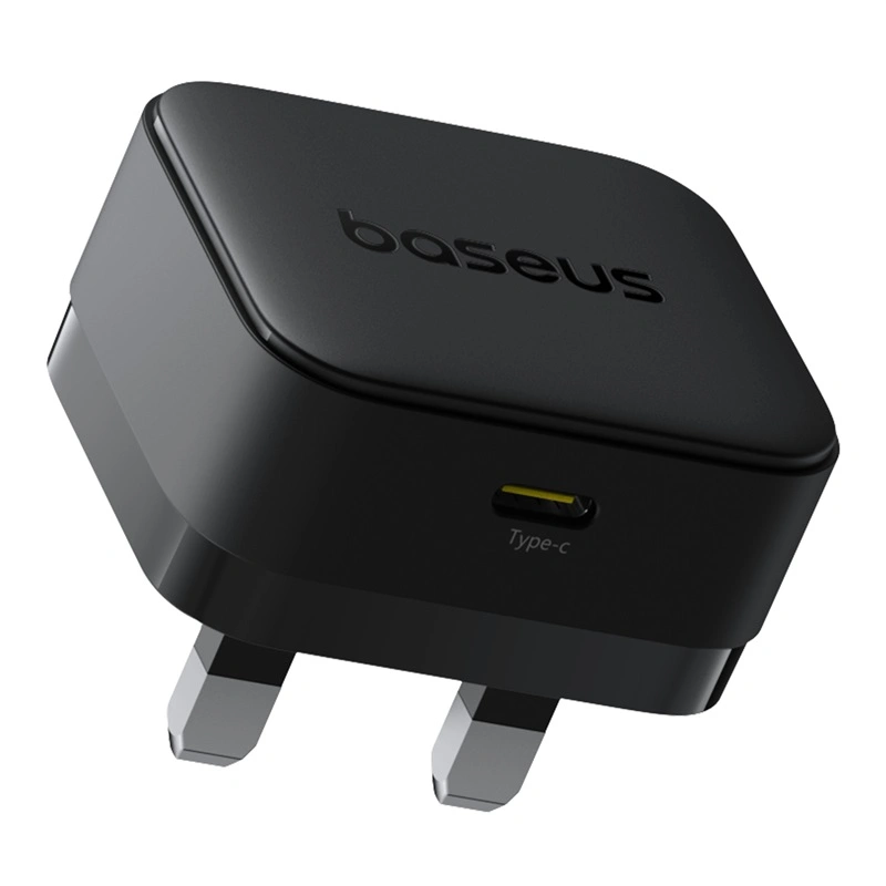 Baseus 20W Palm Fast Charger Type C  UK Pin – Cluster Black
