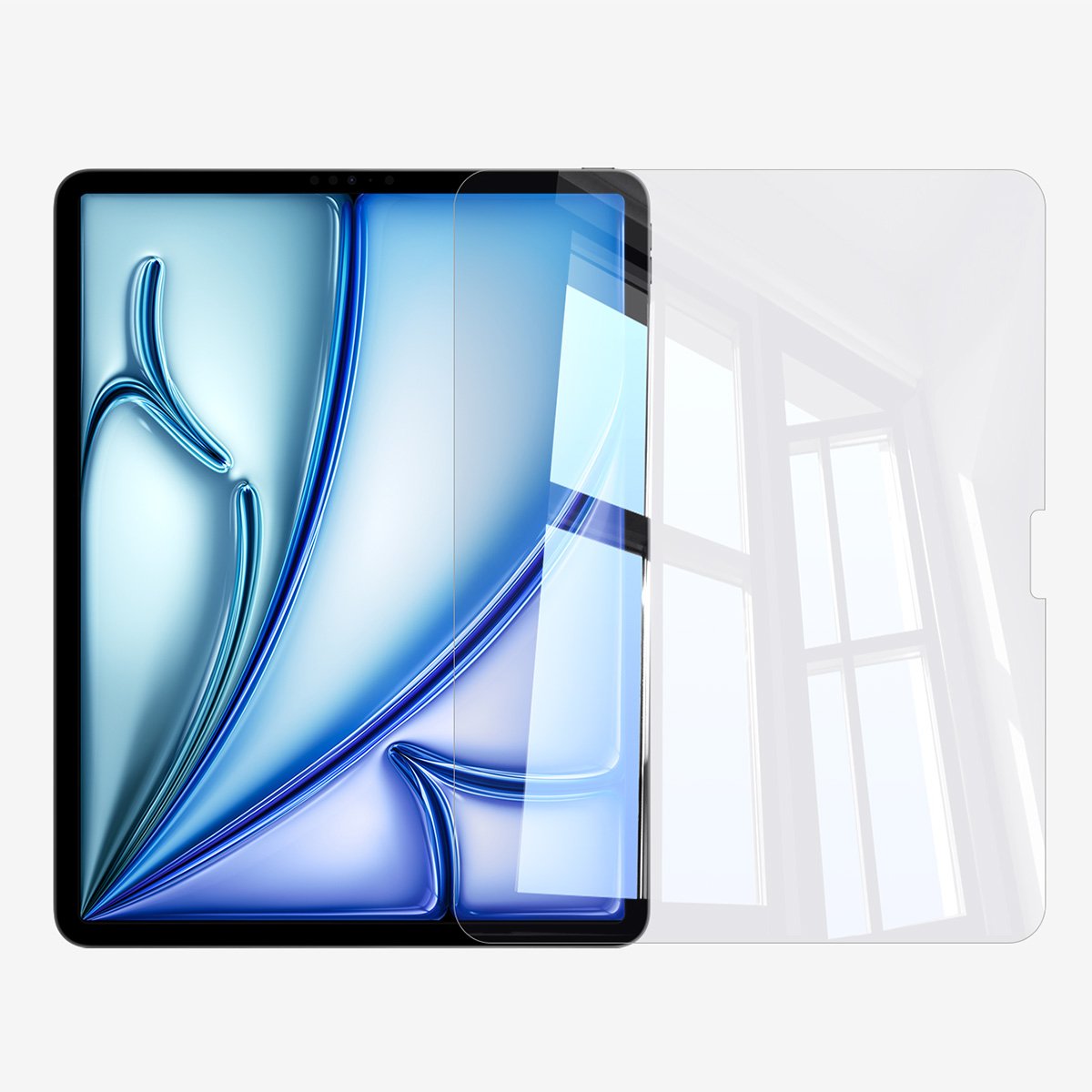 Baseus iPad Air (2024) 11” Clear Crystal Blue Light Blocking Tempered Glass Screen Protector
