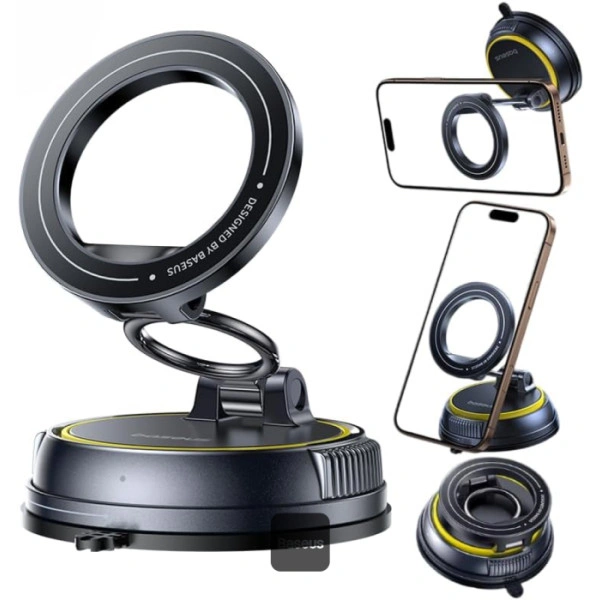 Baseus PrimeTrip VC2 Flex Magnetic Car Mount (Suction Cup Version) Cosmic Black – C0013803