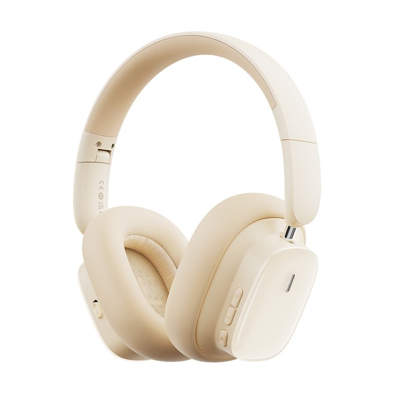 Baseus Bowie H1i Noise-Cancellation Wireless Headphones Stellar White