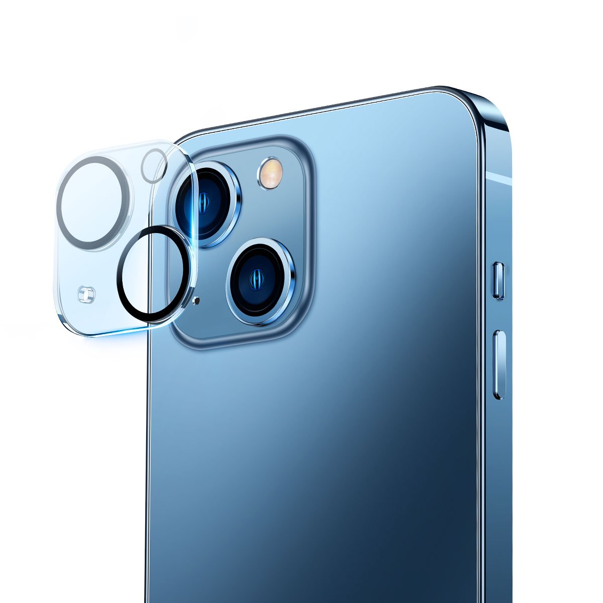 Baseus iPhone 14 /14 Plus Lens Film Full-coverage 0.3mm Transparent ( 2 Lens Sets)- SGQK000702