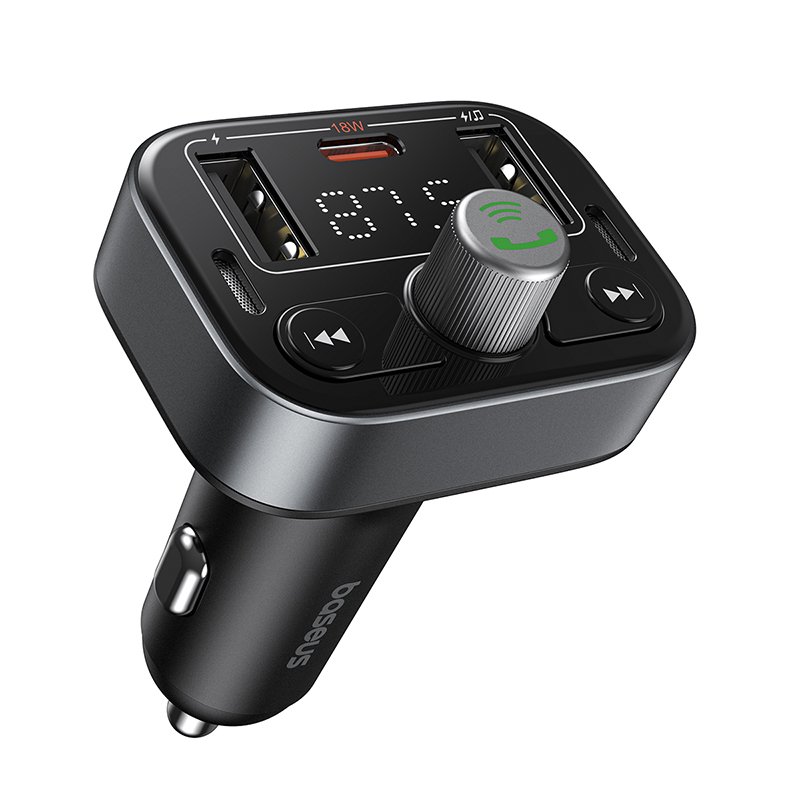 Baseus S-09 Pro Series Car FM Transmitter Cluster Black