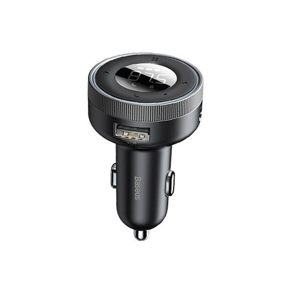 Baseus Enjoy Car Wireless MP3 Charger (Wireless 5.0+5V/3.4A) Black – CCLH-01