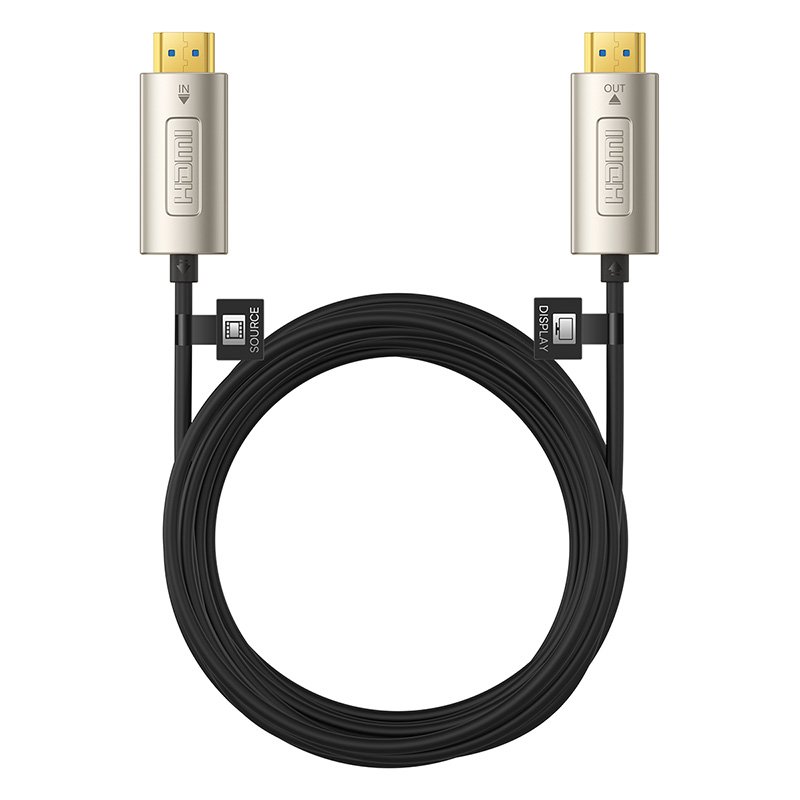 Baseus 15m 4K High Definition Series Optic Fiber HDMI to HDMI Adapter Cable Black – WKGQ050201