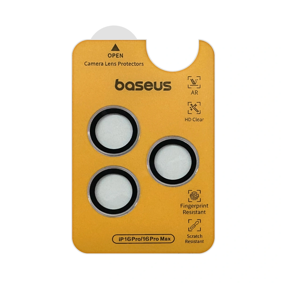 Baseus iPhone 16 Pro / 16 Pro Max Corning Series Glare-Repelling HD Lens Protector