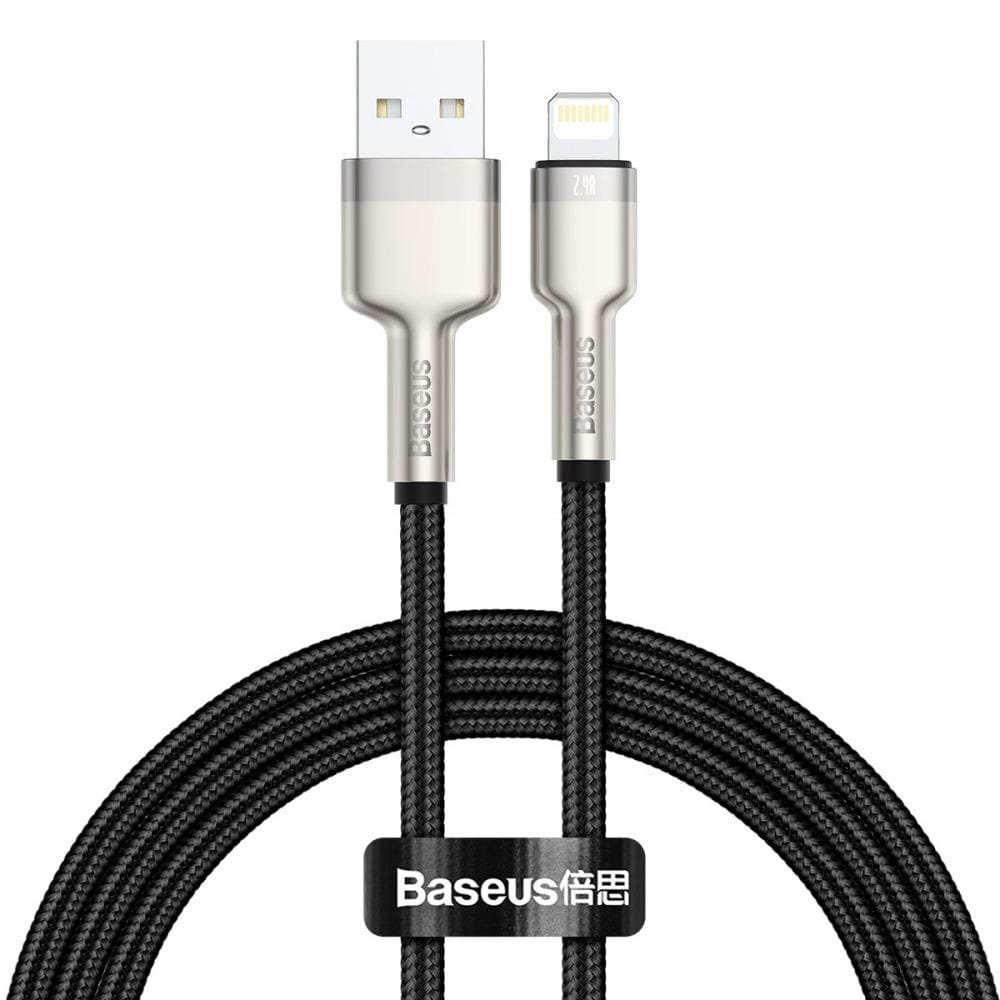 Baseus Cafule Series 2 Meter USB to Lightning Metal Data Cable  2.4A