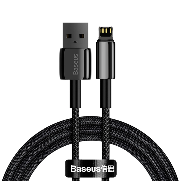 Baseus Tungsten 2 Meter USB to Lightning 2.4A Cable- 1 Year Warranty