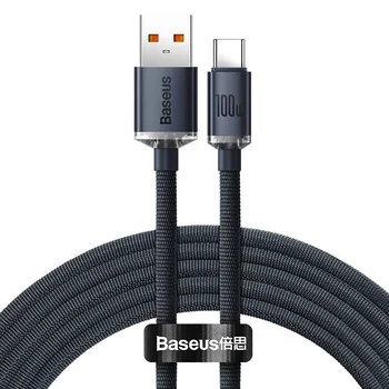 Baseus Crystal Shine Series  1.2 Meter 100W USB to Type-C  Data Cable