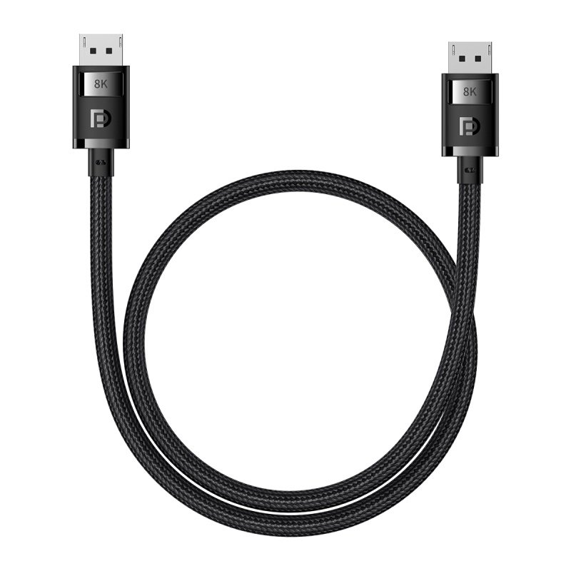 Baseus 1m High Definition Series DP 8K to DP 8K Adapter Cable  Cluster Black – B00633706111-00