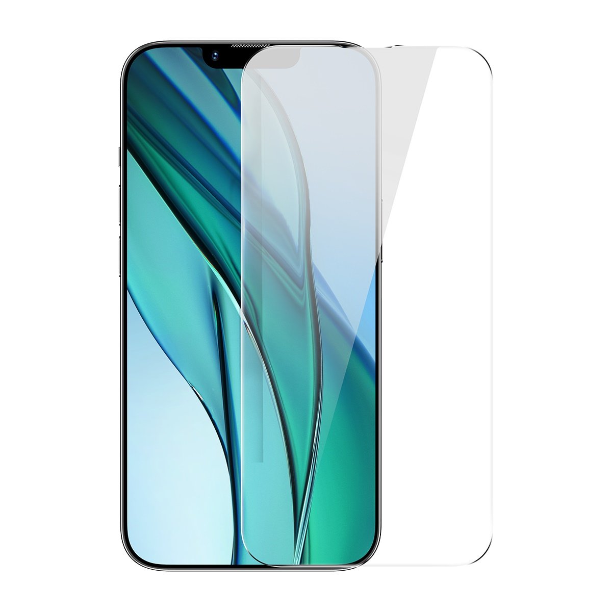 Baseus  iPhone 14 6.1-inch All-glass Tempered Glass Film 0.3mm  Transparent (2 Tempered Set )