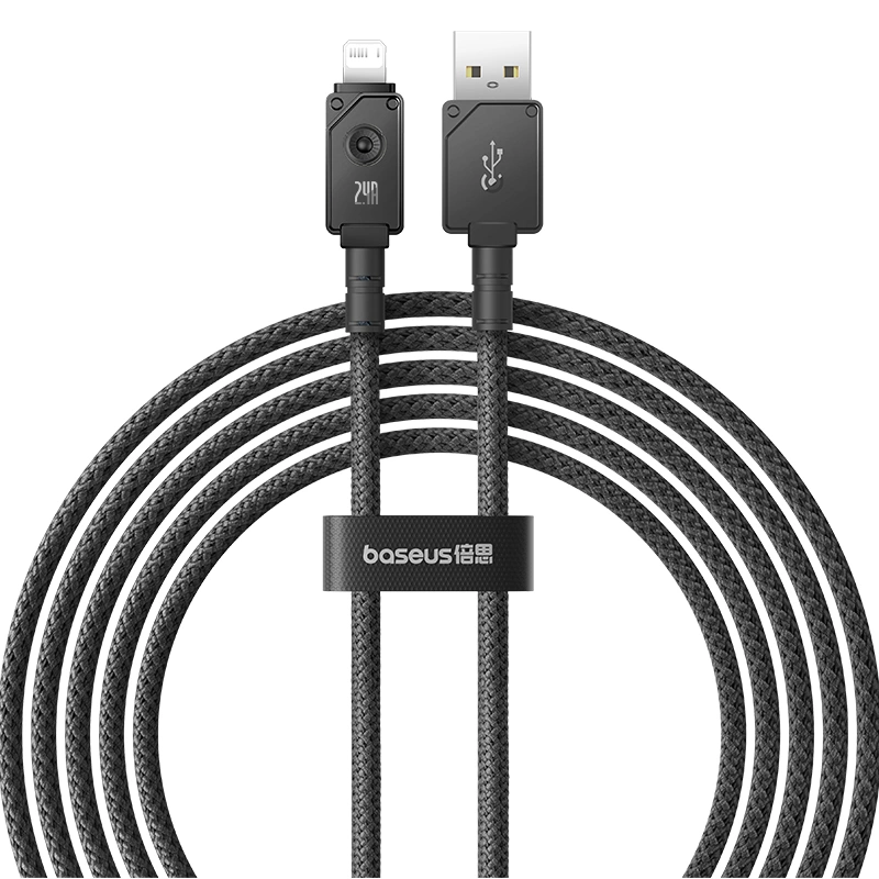 Baseus Unbreakable Series 2 Meter 2.4A USB to Lightning  Fast Charging Data Cable