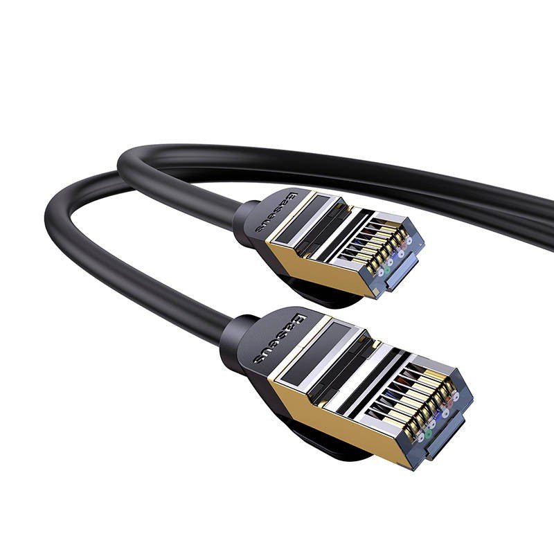 Baseus 30M High Speed  RJ45  CAT 7 Gigabit Network Cable  Black – WKJS011001