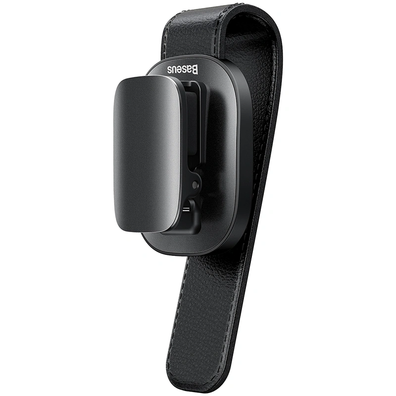 Baseus Platinum Vehicle Eyewear Clip – Clamping Type, Black
