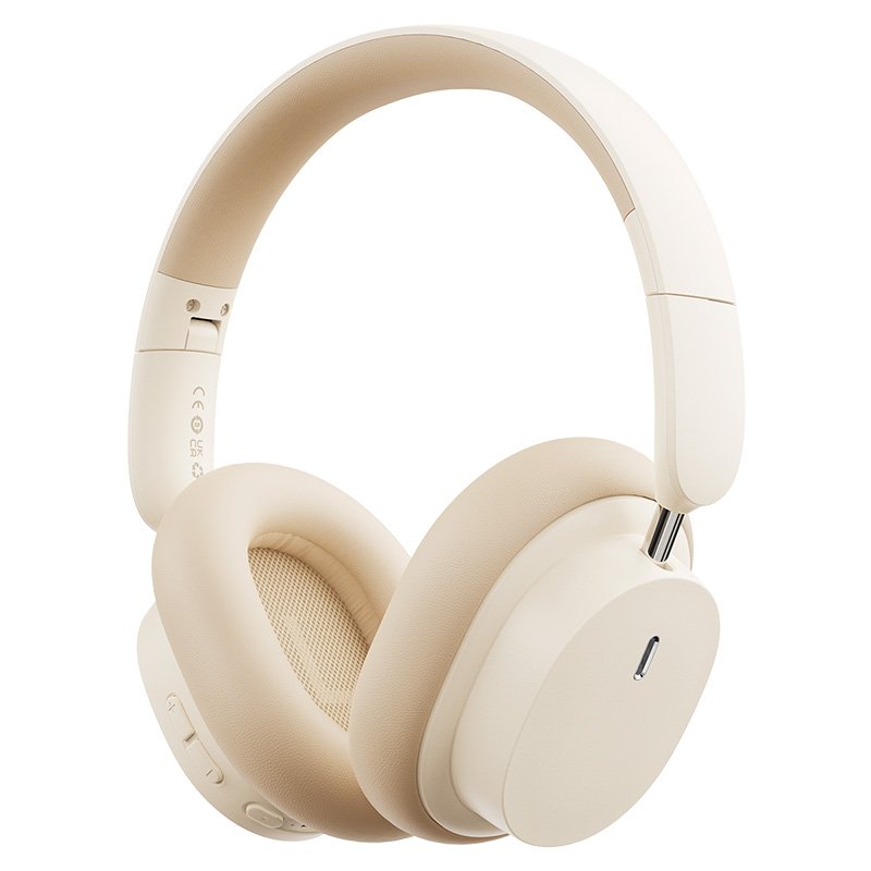 Baseus Bowie D05 Wireless Headphones Noice Reduction 70Hr Battery Creamy-white – NGTD020202