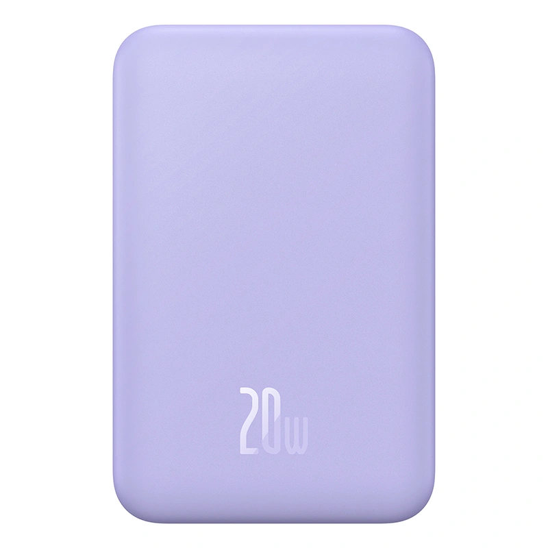 Baseus 5000mAh 20W Magnetic Mini Wireless Power Bank – Nebula Purple