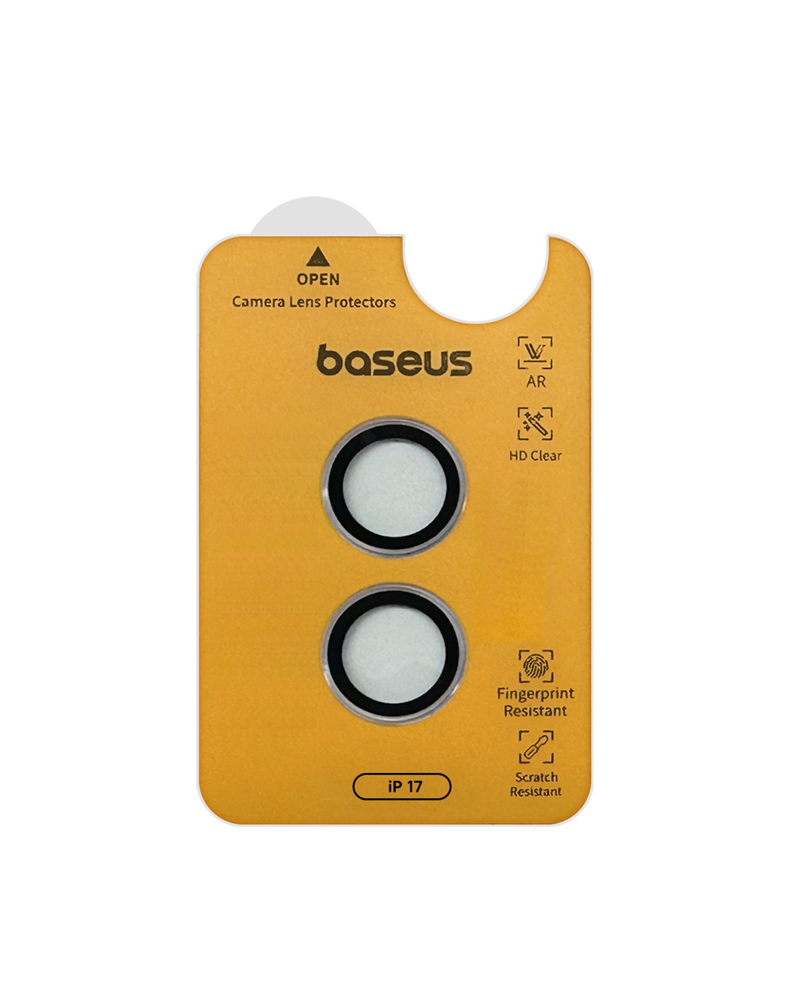 Baseus iPhone 17 Impact Anti-Reflective HD Lens Protector  Clear